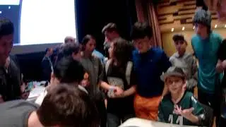 Max Park 9.99 WR OH average reaction