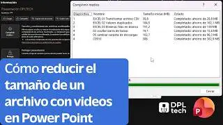 C&oacute;mo reducir el tama&ntilde;o de tu PowerPoint con videos 🎥💾 | Comprimir medios f&aacute;cilmente