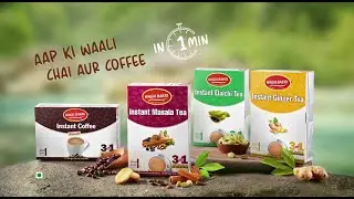 Wagh Bakri Instant tea that is ready till you count 1, 2, 3!