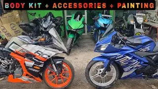 FIBRE KIT + ACCESSORIES +  PAINTING | ONE SHOP FOR ALL YOUR BIKE NEEDS | VM Autoparts | ARK Diaries