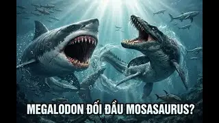 Đại Chiến Th&aacute;i B&igrave;nh Dương: Megalodon Đối Đầu Mosasaurus?