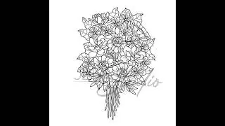 Flowers coloring pages