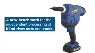 Rivdom eVNG 2. Cordless battery rivet tool blind rivet nuts and studs