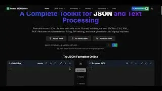 Best Free JSON Formatter Online | Format, Validate & Minify JSON Instantly