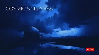 Cosmic Silence 🌌 Rain Sound for Sleep in a Dark Observatory After Storm