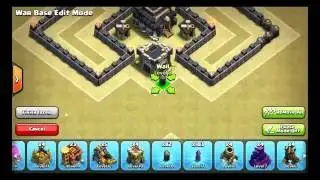 Best Th8 war base   air sweeper   anti goho   anti  dragon   2016   new   CoC 1280x720