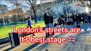  You find the best free entertainment in London 🇬🇧.#london #talent #entertainment 