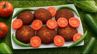 Juicy Round Chicken Kabab Recipe | Rustic Outdoor Cooking on Fire | #chickenkabab  #outdoorcooking