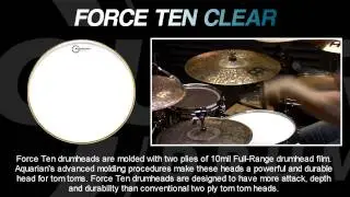 Force 10 Clear Drumheads