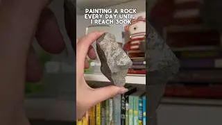 Day 16 of painting rocks we reached our goal! #youtubeshorts #art #rock