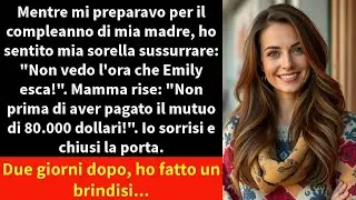 Mentre mi preparavo per il compleanno di mia madre, ho sentito mia sorella sussurrare：