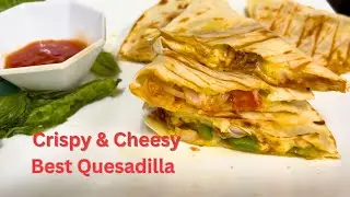 How to Make Chicken Quesadillas || Easy Homemade Recipe || Flavors world