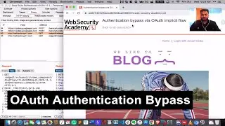 OAUTH Authentication bypass via OAuth implicit flow - Portswigger Labs