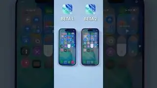 Apple fixed the Control Center! iOS 26 Beta 1 🆚 iOS 26 Beta 2 #shorts