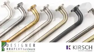 Kirsch Designer Metals Collection | Designer Drapery Hardware (Promo)