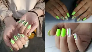 Nail Art Compilation | Green nail design
