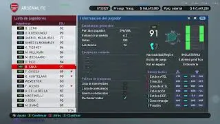 Pes 2019 Master League #arsenal #premier #gaming #gameplay #pes #champions