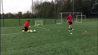 Soccer Drill | Reaction | Cognitive Training