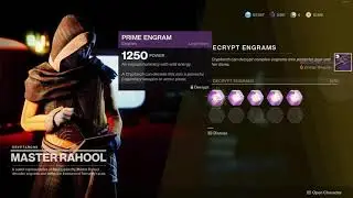 BEYOND LIGHT OPENING PRIME ENGRAM AND REWARDS - Destiny 2