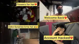 Aadhi Raat Ko Apni Friend Ko Surprise Karne Ke Liye Flower Liye 😍😭