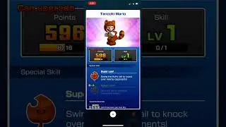 Tanooki Mario in Mario Kart Tour #mariokart #nintendo #gaming
