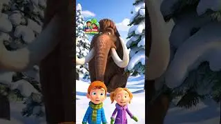 Лео и Миа встречают шерстистого мамонта 🐘❄️ История про динозавров для детей #детскаяанимация #ис...