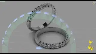 FrenchCut CAD Jewelry in Matrix