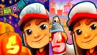 Subway surfers: Mexico 2025 VS Hollywood 2026 Map 