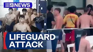 Images released as police seek Melbourne lifeguard attackers | 9 News Australia