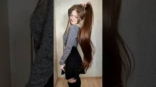 hairstyles for school 😍 very long hair like a real rapenzel ❤️ #longhair