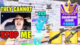 Mongraal Goes MAX TRY HARD & PIECE CONTROLS  Everyone in His Final Road To Champions League