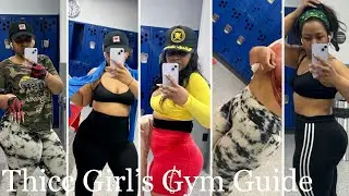 Thicc Girl Gym Guide + Easy Leg Routine + Low Impact + Very Beginner Friendly + workout with Me