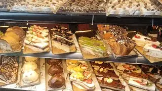 اسعار الجاتوه والتورت والحلويات الشرقي والفطير المشلتت عند ابو محرم ميدان الحلميه 
