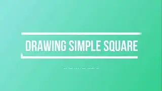 Drawing simple square in python using turtle