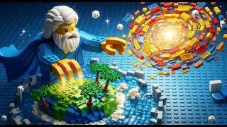 God Creates the World! 🌎 Kids Bible Stories Lego #1