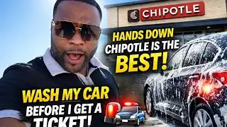 Chipotle недооценен?! 🌯 Безусловно, ЛУЧШИЙ ресторан + помыли мою машину ДО того, как мне выписали...