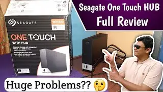 Обзор внешнего жёсткого диска Seagate One Touch Hub ёмкостью 10 ТБ для резервного копирования | Плюсы и минусы | Тесты [Eng]