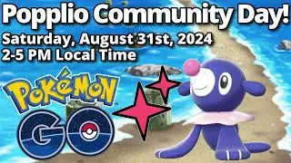 Popplio Community Day!