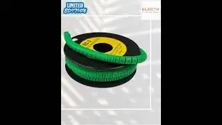 Cable (V) Marker 5.0mm to 7.2mm EC-3G 350pcs Green