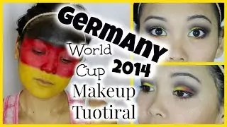 Germany World Cup 2014 Makeup Tutorial