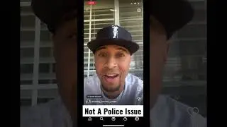 Not a Police Issue, an Influencer Issue