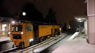 Oslo-Akershus T-bane - Linje X-X: Arbeidstog ved H&oslash;yenhall T-banestasjon 2-2017 60 FPS [HD]