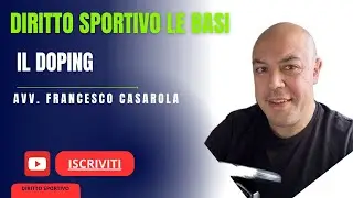 #8 Minicorso di diritto sportivo: le basi - IL DOPING