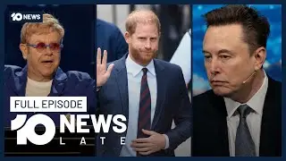 Third Shark Attack In Sydney; Billionaires Break Records; Prince Harry Sues Paper | 10’s Late News