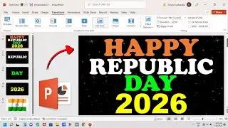 26 January Powerpoint Presentation 🇮🇳 Republic Day MS Powerpoint Presentation Kaise Banaye