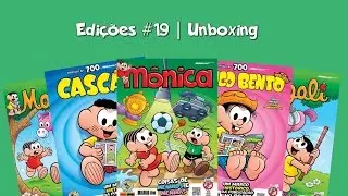 Unboxing - Edições #19 da Turma da Mônica (Novembro de 2016)