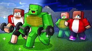 STRONG JJ and Mikey Leave FAT Girls - Maizen Minecraft Animation