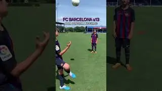 FC Barcelona u13: ball control | juggling #academy #soccer #football #training #u13 #lamasia #juggle