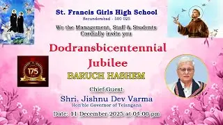 175 YEARS JUBILEE CELEBRATION - BARUCH HASHEM