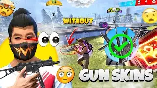 WITHOUT GUN SKINS GAMEPLAY !! PRO PLAYERS SAYING ME POWER OF GUN SKIN 🤡 !!